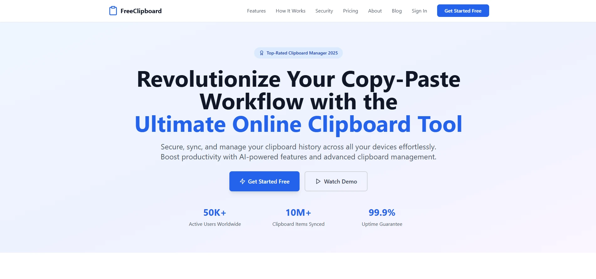 FreeClipboard.com Cloud Clipboard cover
