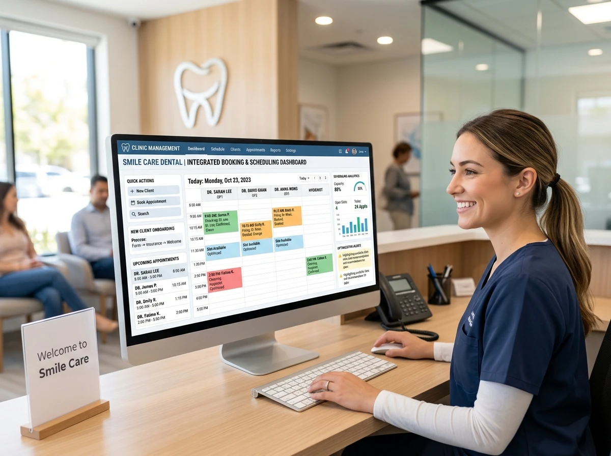 Booking System Dashboard Case Study Image