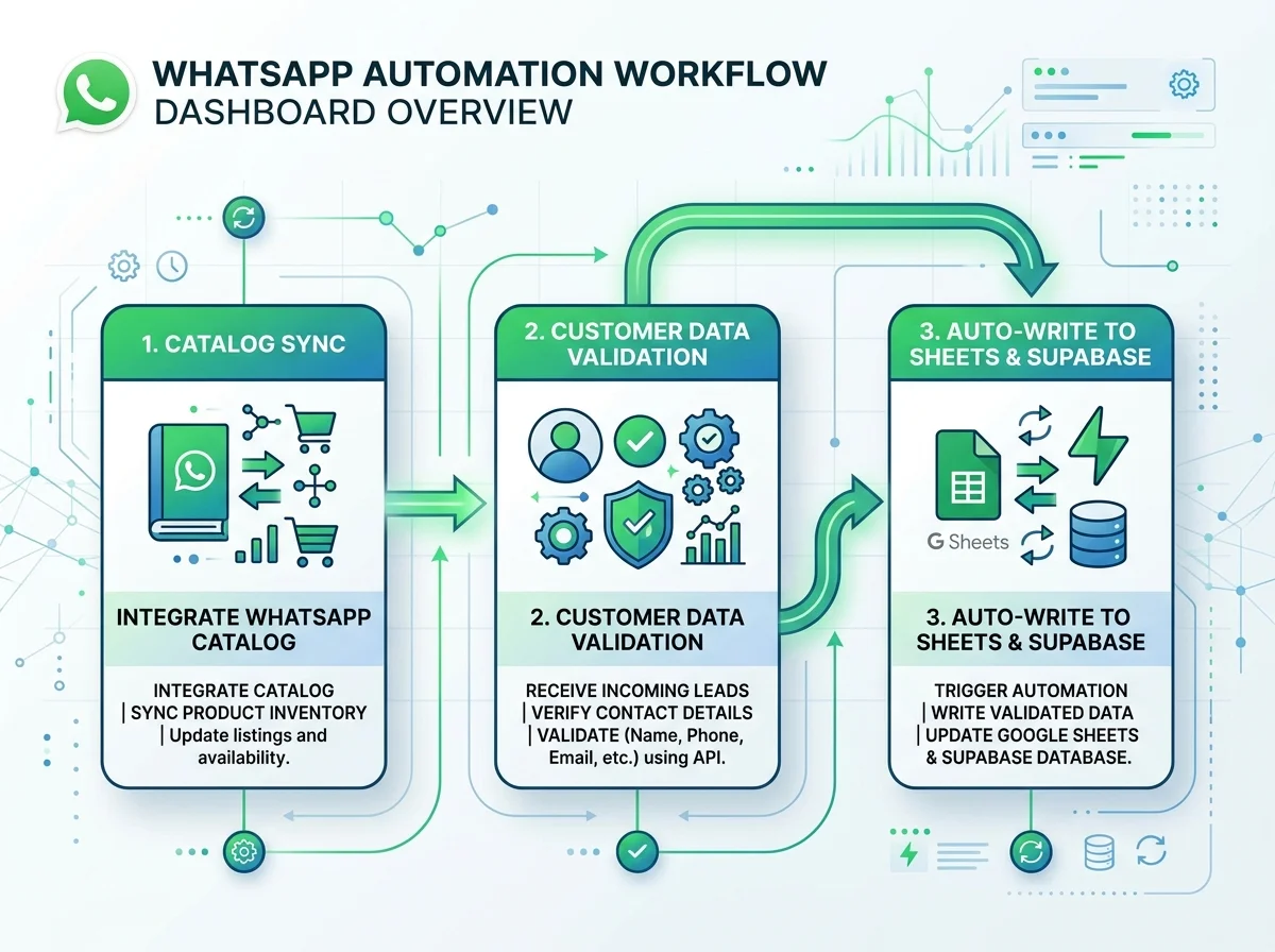n8n WhatsApp Auto-Order Intake Schema